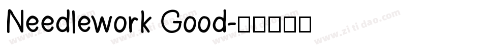 Needlework Good字体转换